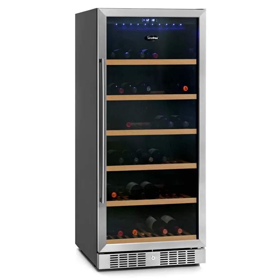 Vista de la Cava Winefroz MN100S de 1 temperatura