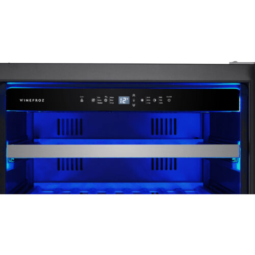 Comandos digitales de la cava WMN165S de Winefroz