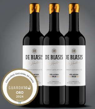 Siete Hectáreas by Matías Riccitelli 3 De Blasis Siete hectareas Medalla - Cavas para vinos