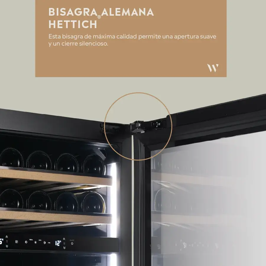 Winefroz MN 27 BI Panelable 3 Bisagra especial de la cava Winefroz MN 27 BI Panelable