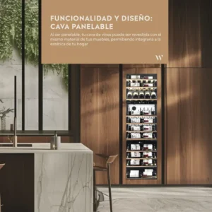 Cavas para vinos 2 Winefroz MN 90 BI Panelable